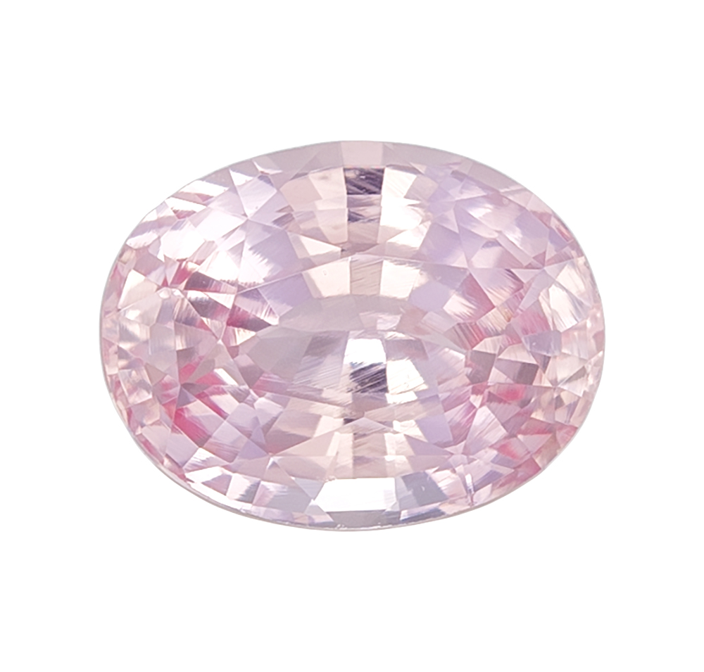 0.76 Carat Peach Sapphire Gemstone, Oval Shape, 5.9 x 4.6 mm Questions & Answers