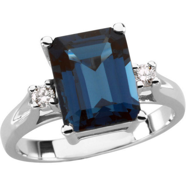 Buy London Blue Topaz and Diamond Accented Ring Questions & Answers