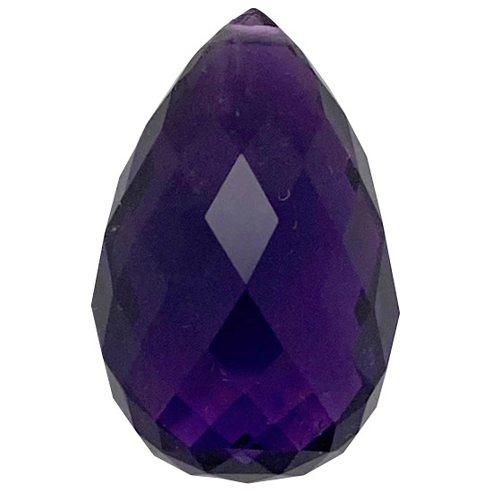 Briolette Cut Amethyst Gem - 26.53 carats - 25 x 16mm - Purple Color Questions & Answers