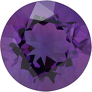 Round Cut Genuine Amethyst in Grade AA Questions & Answers