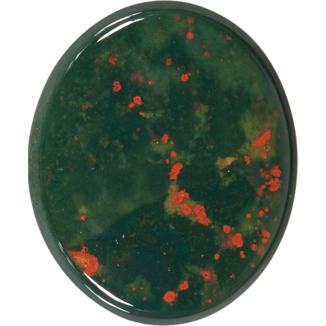 Bloodstone Oval Buff Top in Grade AAA Questions & Answers