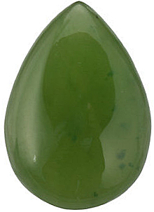 Pear Cabochon Genuine Jade Gem in Pear Cut in Grade AAA Questions & Answers