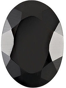 Oval Faceted Black Onyx in Grade AAA Questions & Answers