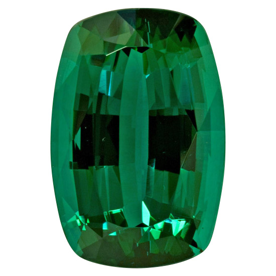 Antique Cushion Cut Blue-Green Tourmaline - 31.16 carats - 22.30 x 15.50mm Questions & Answers