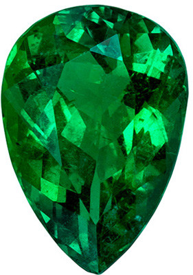 I have one 2 carat pear shaped Zambian emerald and 1 1.5 carat eye clean pear shaped and a third vvs quality pear