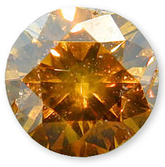 Fancy Slight Orangish Brownish Yellow Round Diamond 0.54 carats Questions & Answers