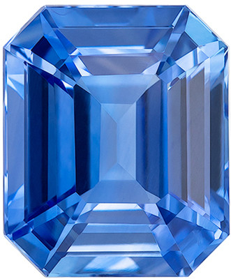 GIA Certified Blue Sapphire - Emerald Cut - Medium Cornflower Blue - 4.06 carats - 9.42 x 7.83 x 5.38mm Questions & Answers