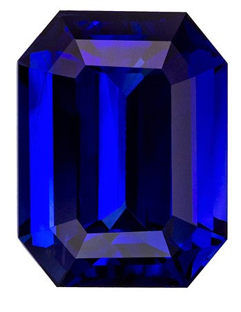 GIA Certified Blue Sapphire - Emerald Cut - Vivid Blue - 5.29 carats - 10.7 x 8.2mm Questions & Answers