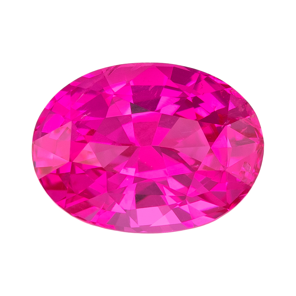 GIA Certified Super Gem Oval Mahenge Neon Pink Spinel - 2.09 Carats - 8.73x6.42x4.97mm Questions & Answers