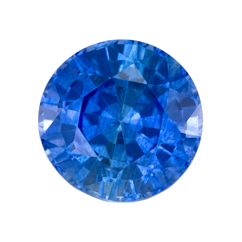 Affordable Blue Sapphire Gem - Round Shape - 0.93 Carats - 5.4mm Questions & Answers