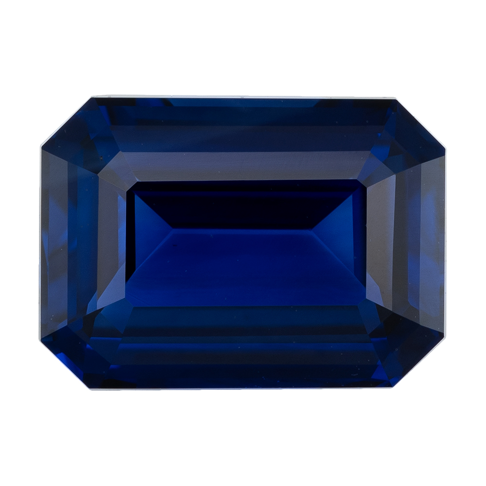 GIA Certified Royal Blue Sapphire - 5.01 Carats - Emerald Cut - 11.21x8.11x4.95mm Questions & Answers