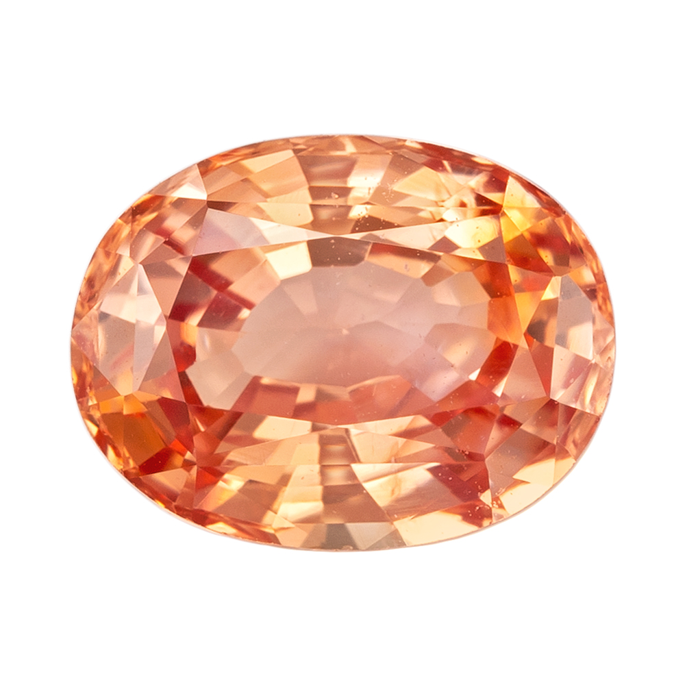 Genuine Padparadscha Sapphire - 1.55 Carats - Oval Cut - Bright Orange-Pink - 7.55x5.83x3.92 mm - GRS Certificate Questions & Answers